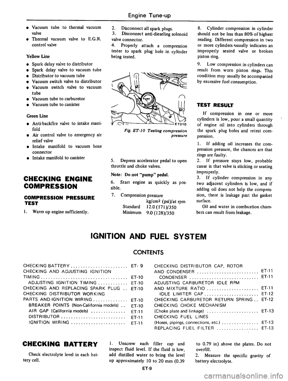 DATSUN 610 1976  Service Manual 