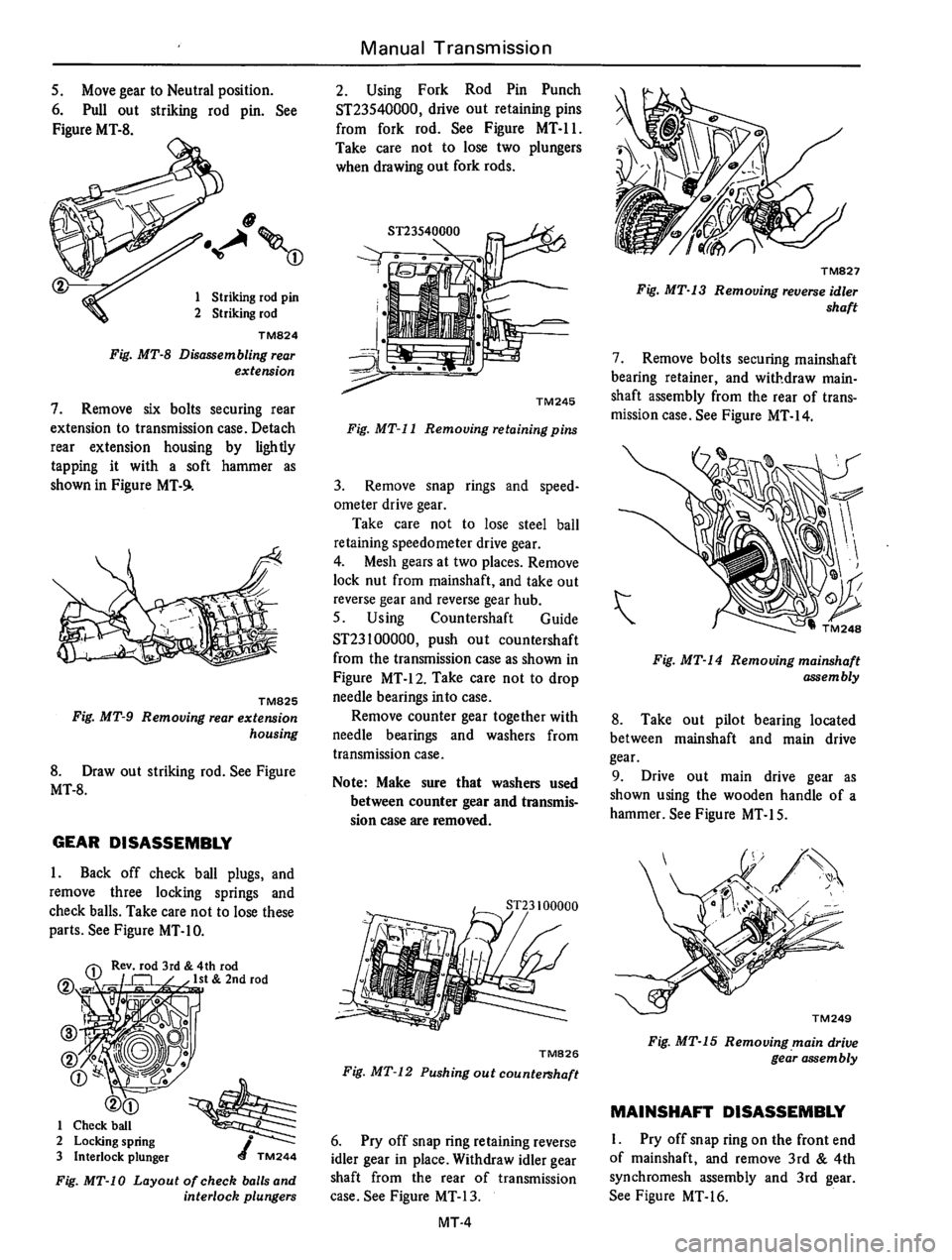 DATSUN 610 1976  Service Manual 