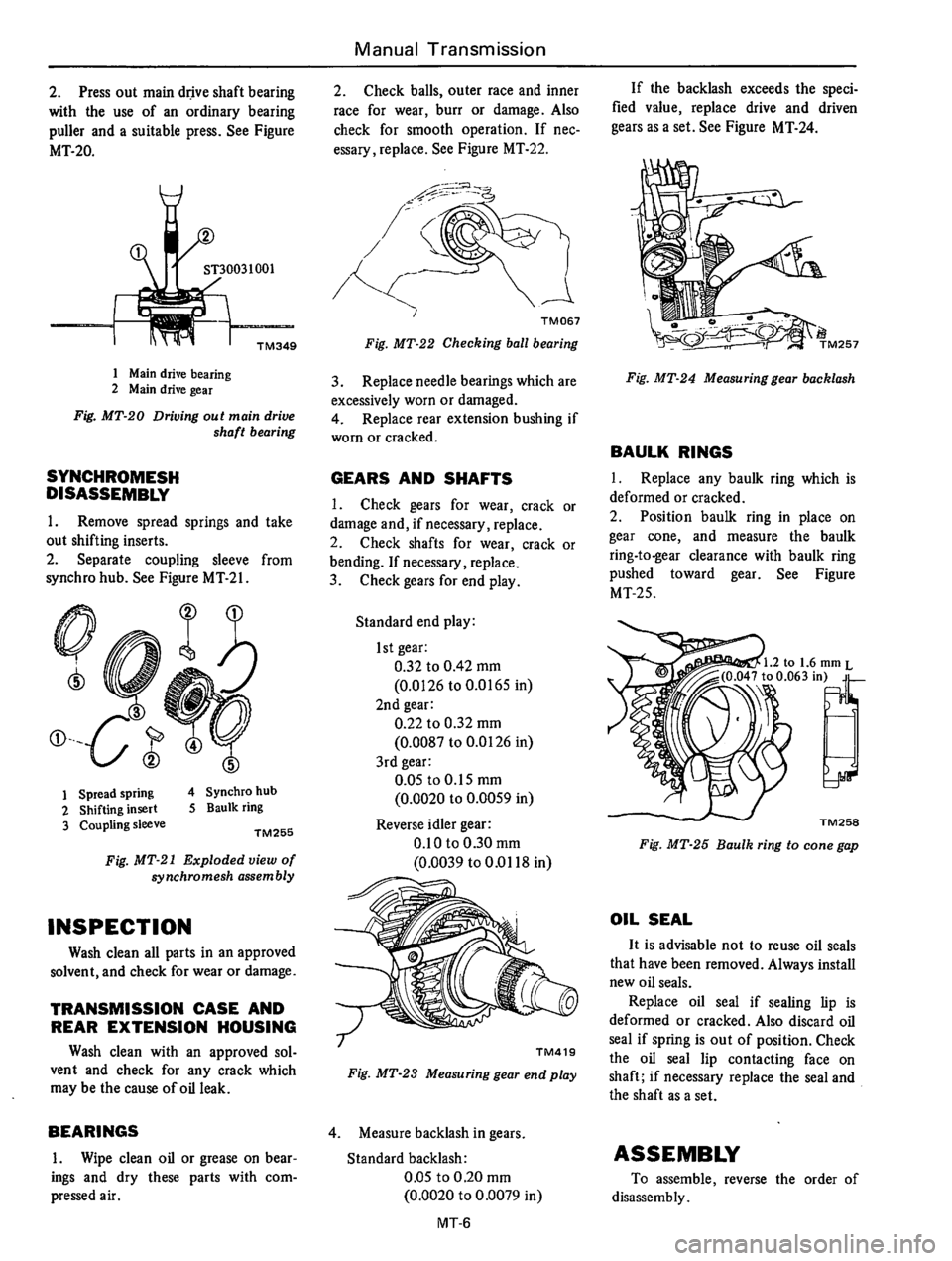 DATSUN 610 1976  Service Manual 