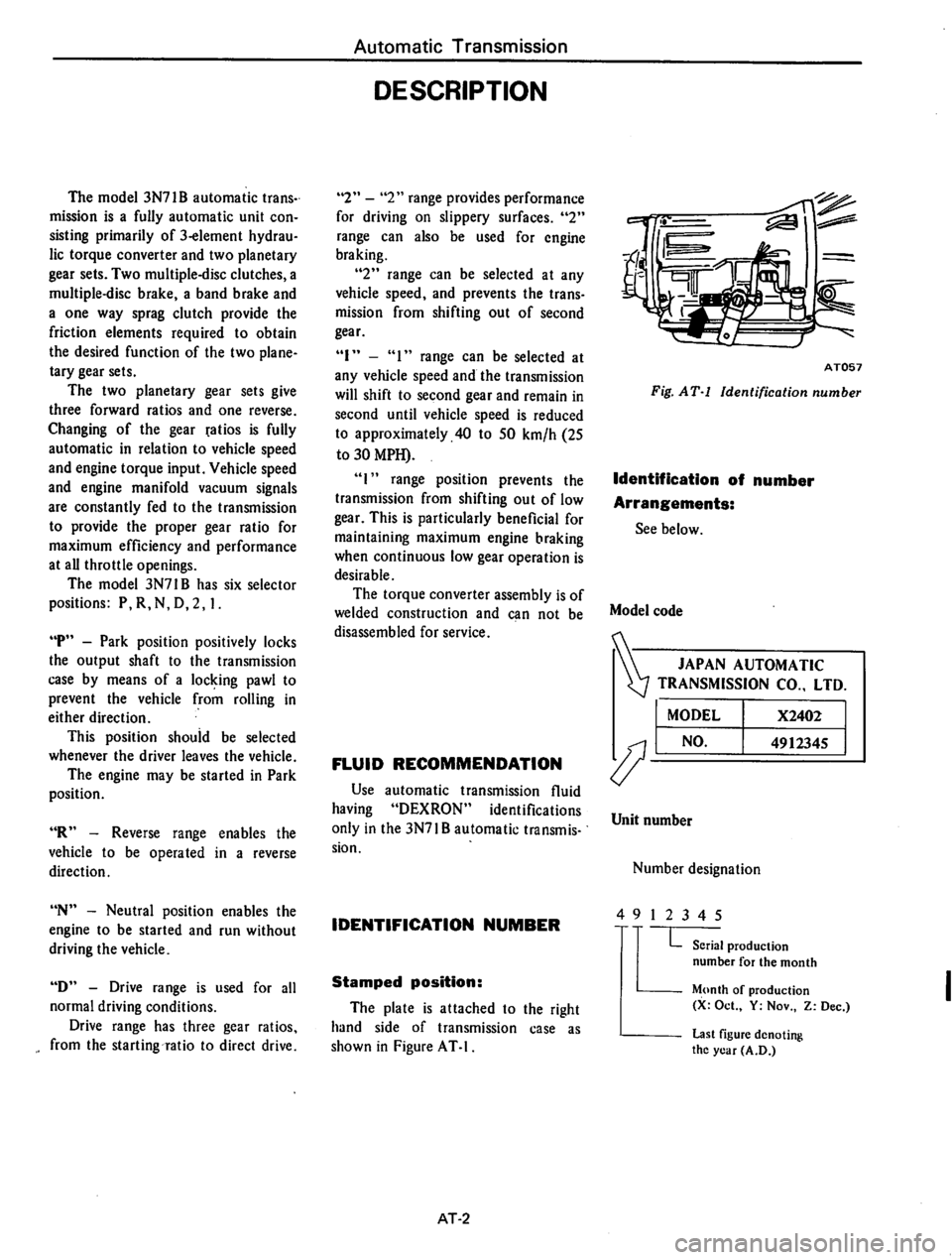 DATSUN 610 1976  Service Manual 