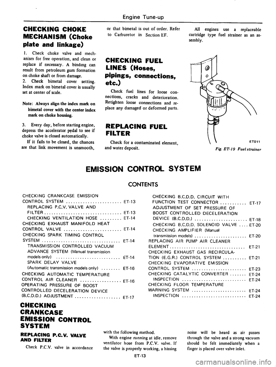 DATSUN 610 1976  Service Manual 