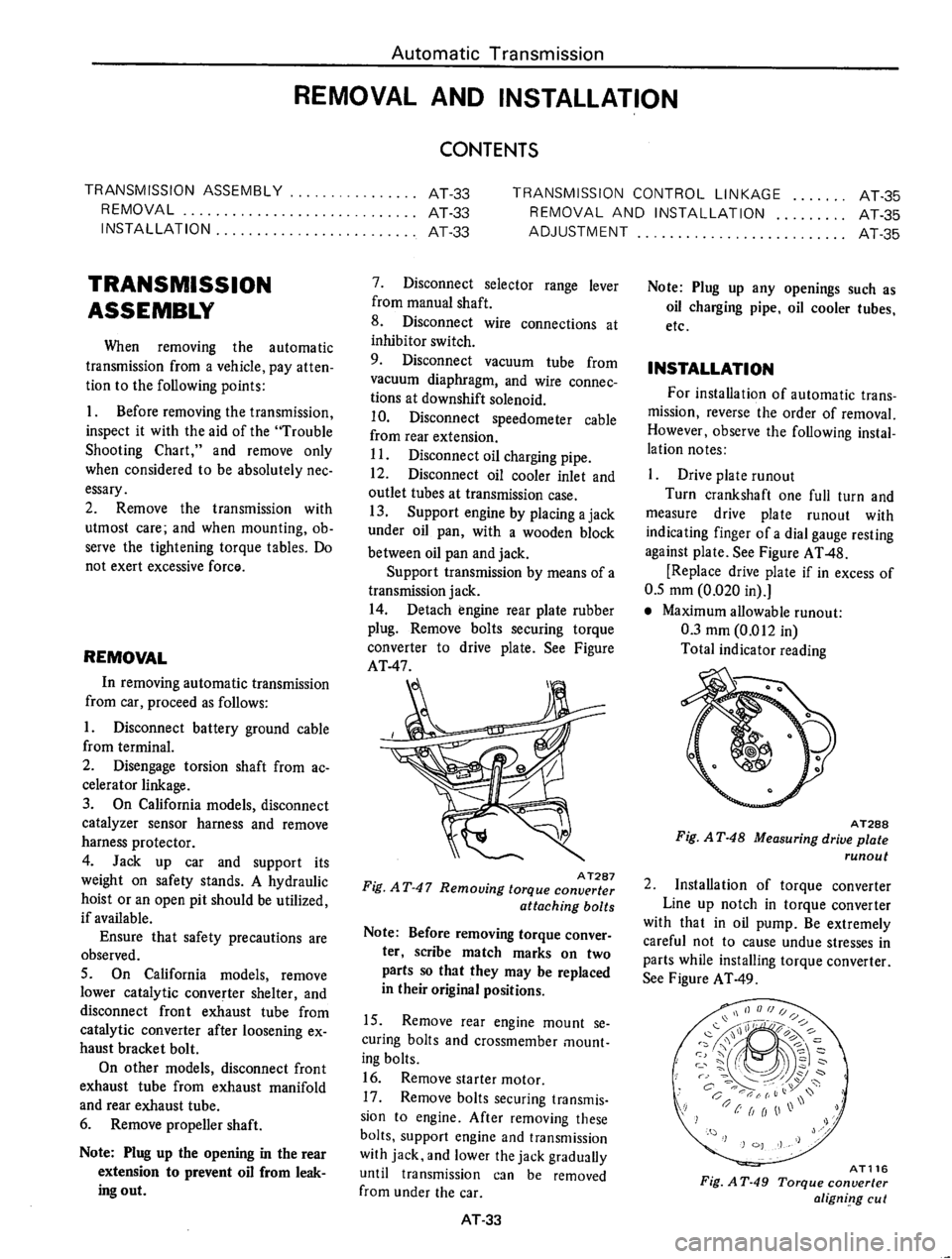 DATSUN 610 1976  Service Manual 