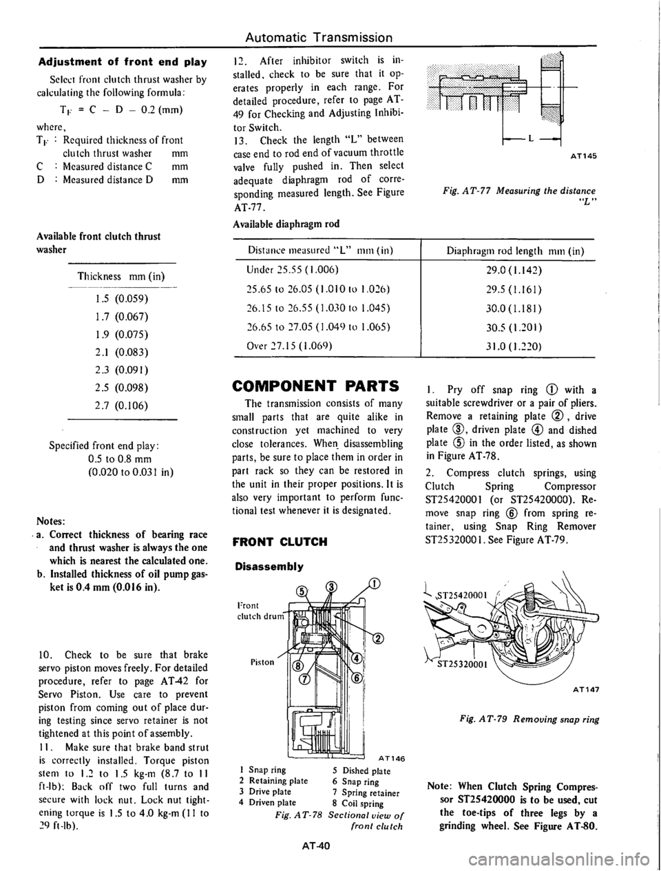 DATSUN 610 1976  Service Manual 