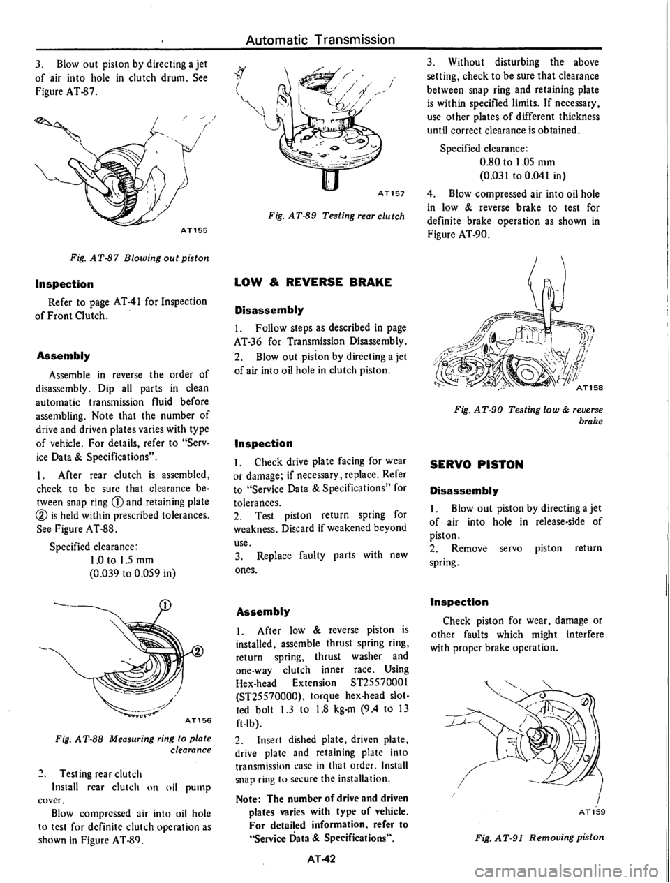 DATSUN 610 1976  Service Manual 