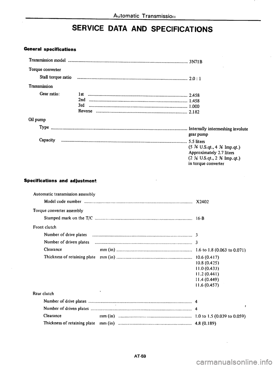 DATSUN 610 1976  Service Manual 