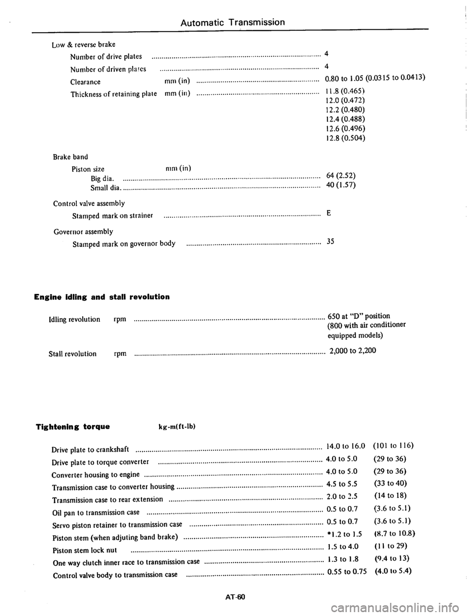 DATSUN 610 1976  Service Manual 