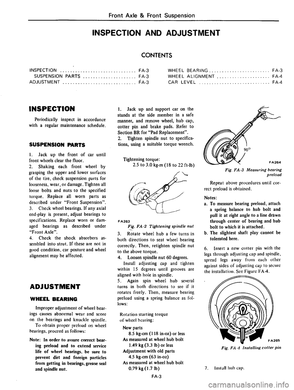 DATSUN 610 1976  Service Manual 