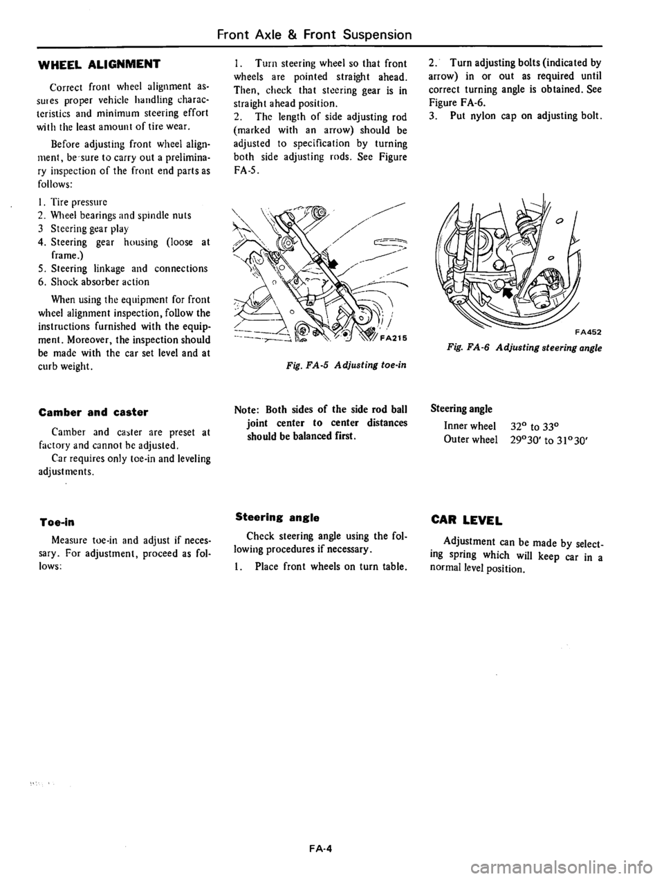 DATSUN 610 1976  Service Manual 