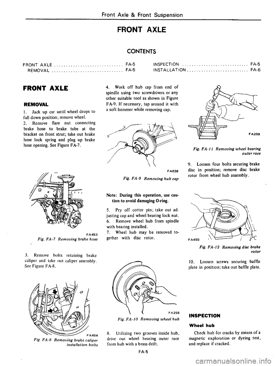 DATSUN 610 1976  Service Manual 