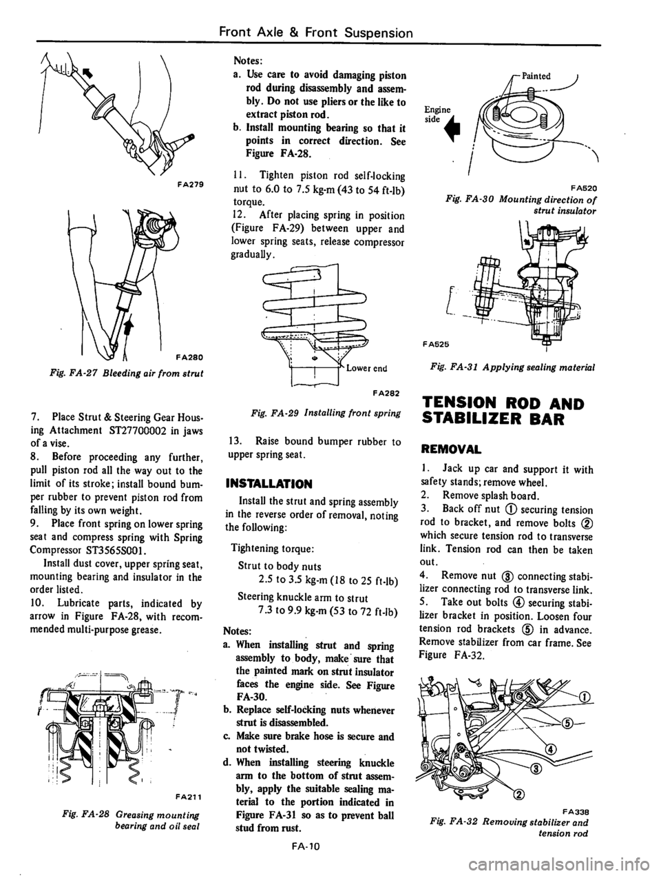 DATSUN 610 1976  Service Manual 