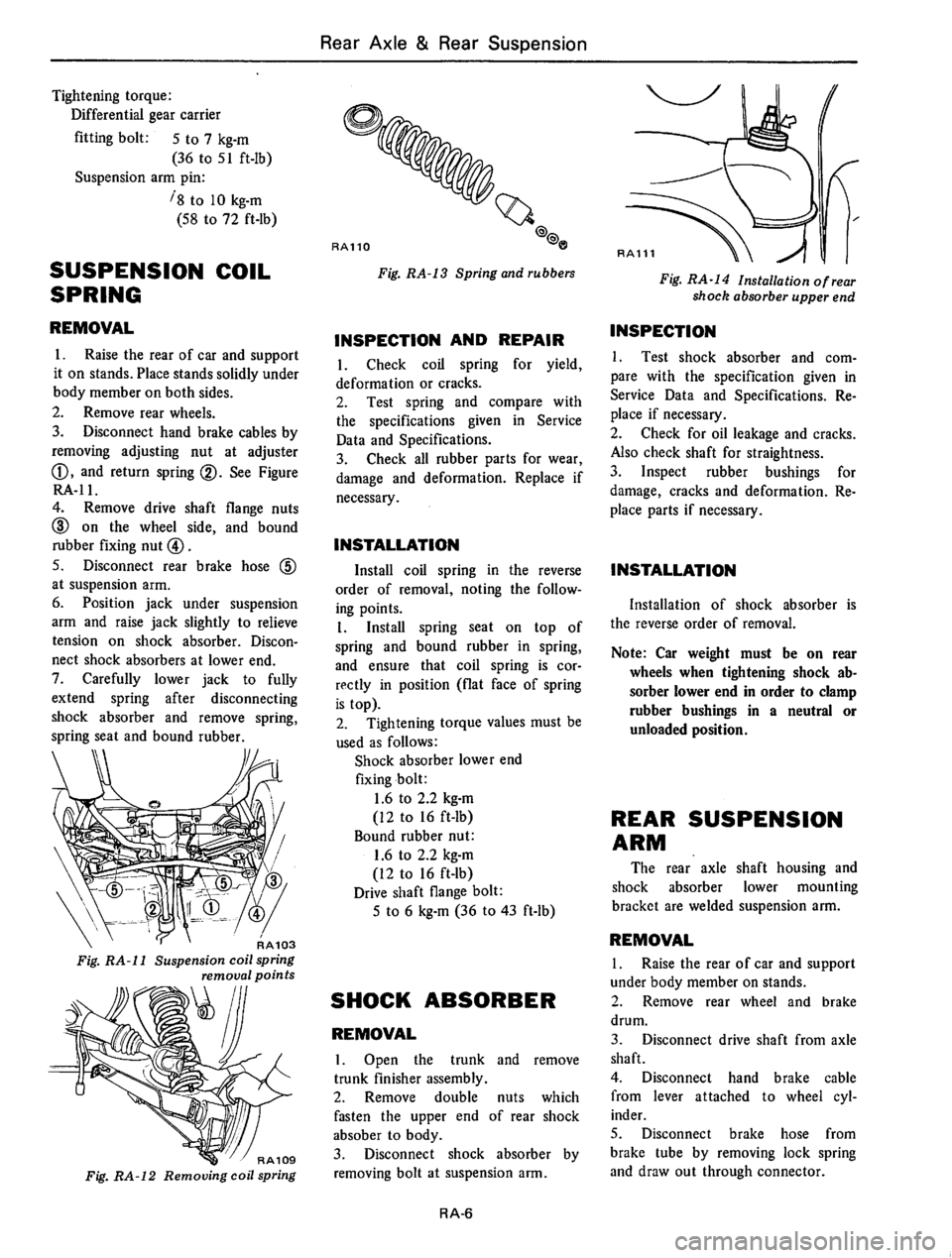 DATSUN 610 1976  Service Manual 