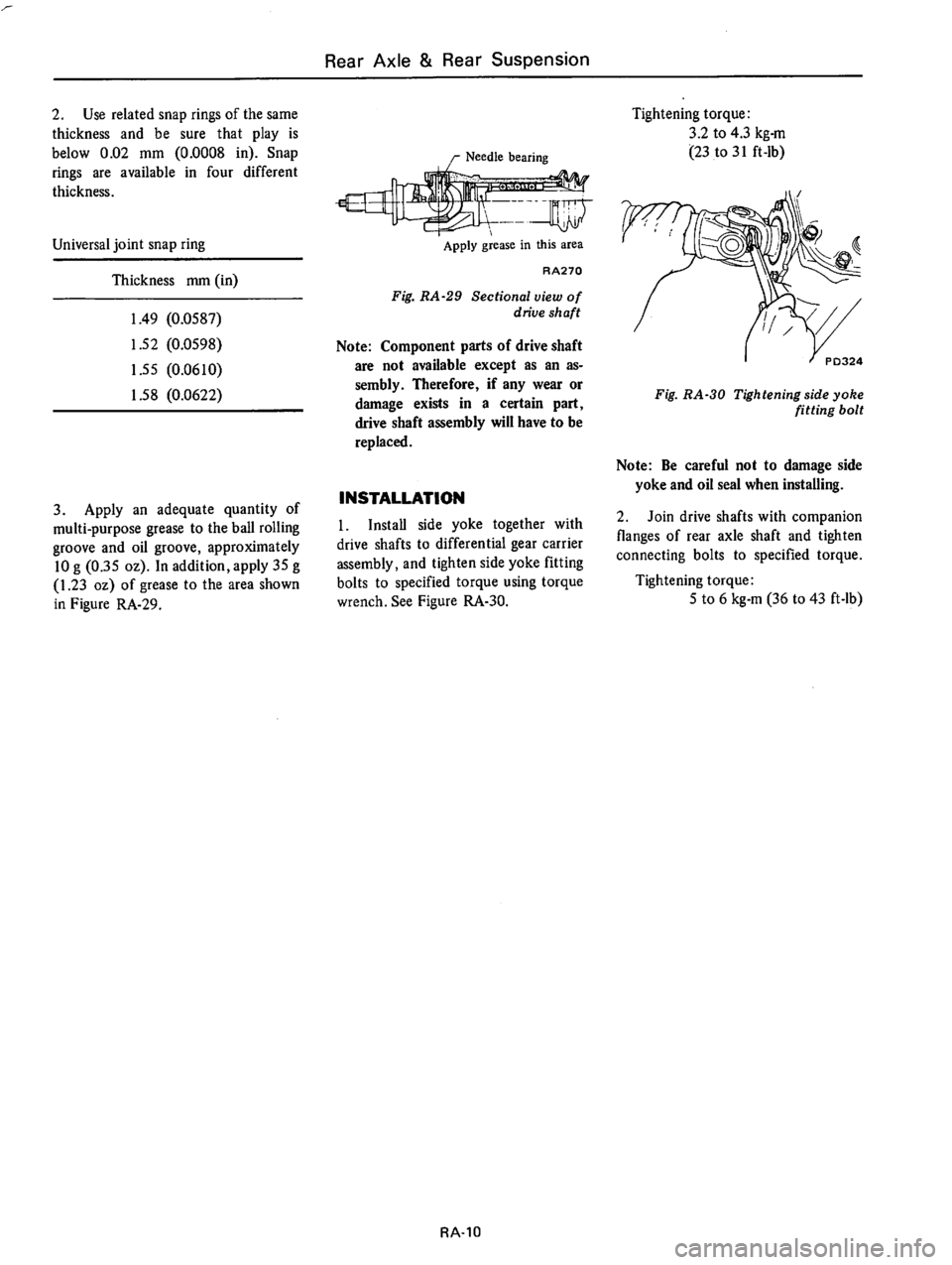DATSUN 610 1976  Service Manual 