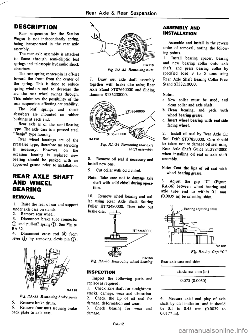 DATSUN 610 1976  Service Manual 