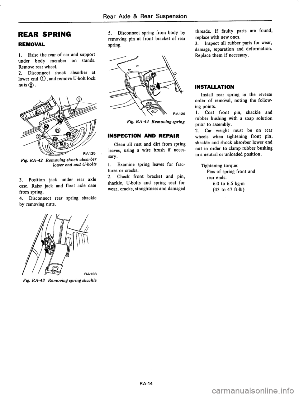 DATSUN 610 1976  Service Manual 