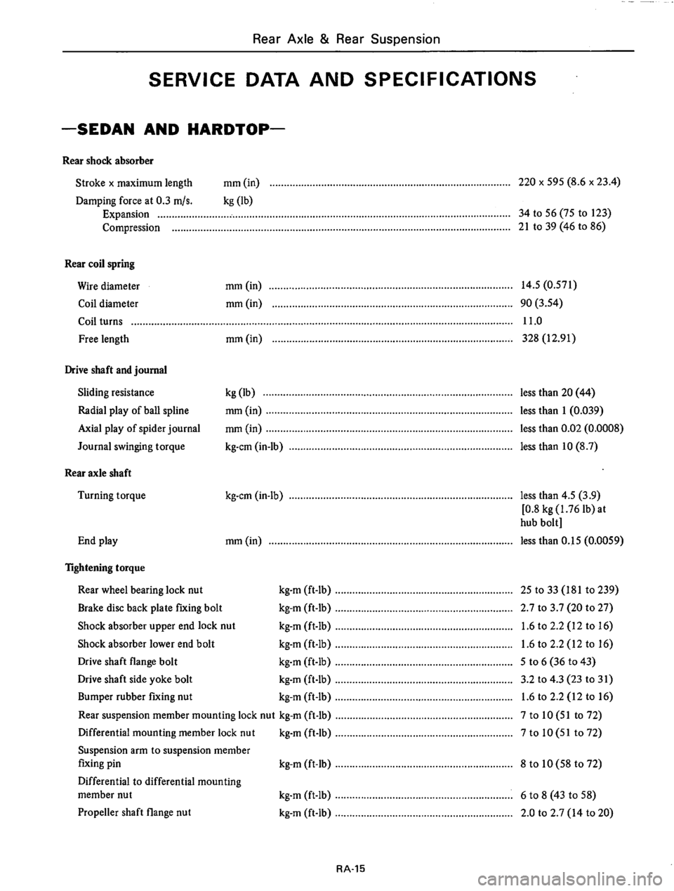DATSUN 610 1976  Service Manual 
