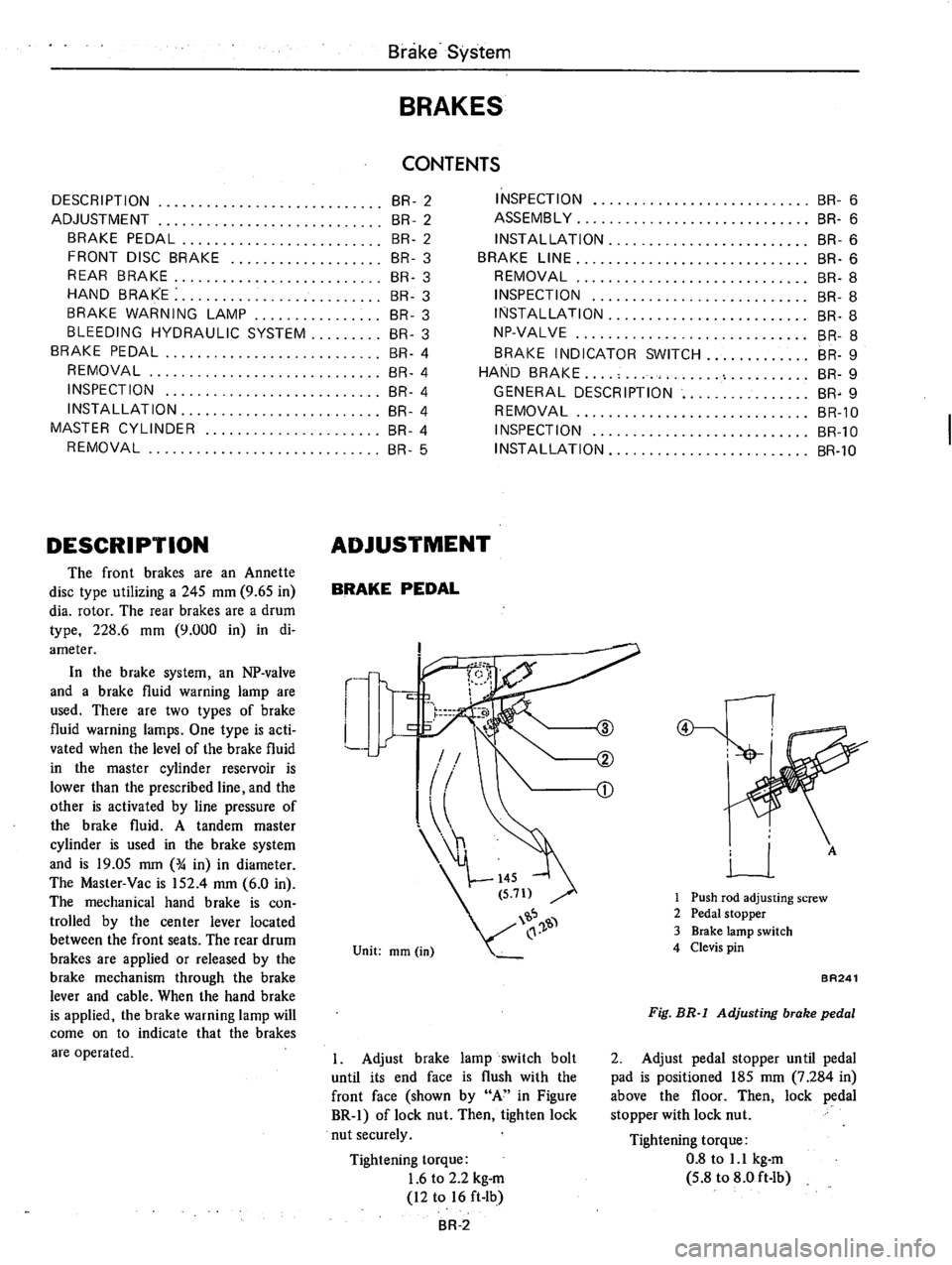 DATSUN 610 1976  Service Manual 