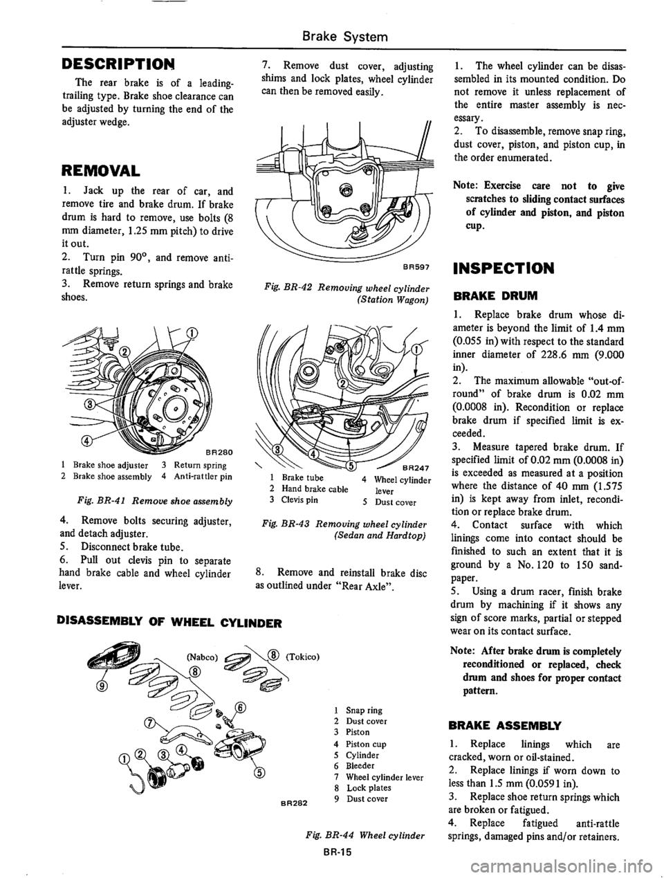 DATSUN 610 1976  Service Manual 