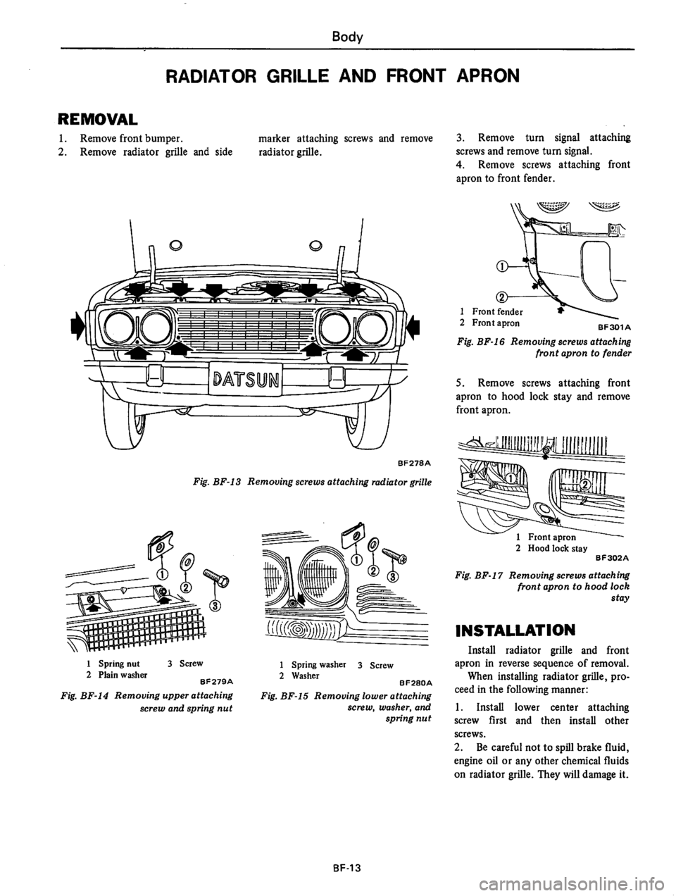 DATSUN 610 1976  Service Manual 
