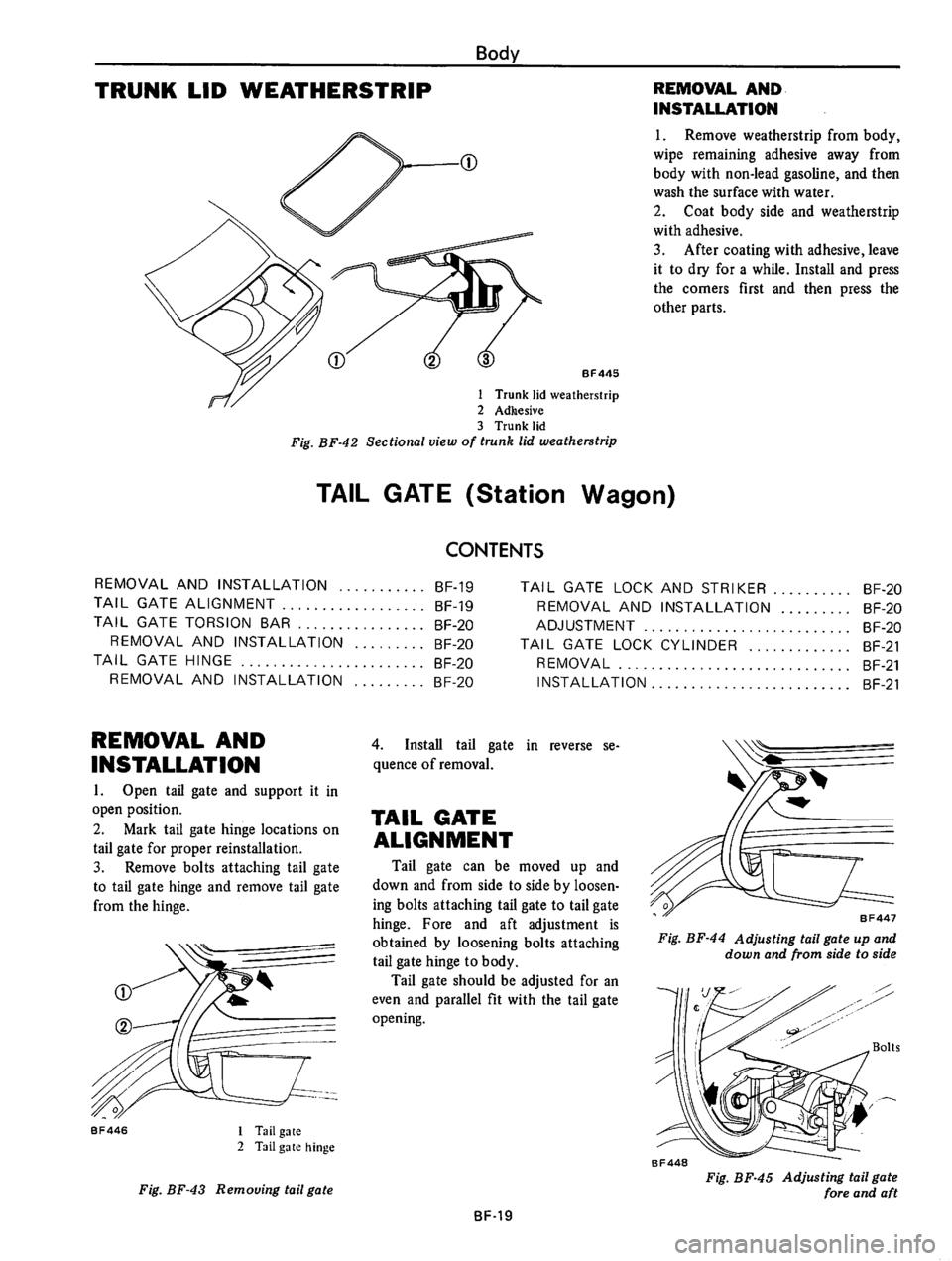 DATSUN 610 1976  Service Manual 