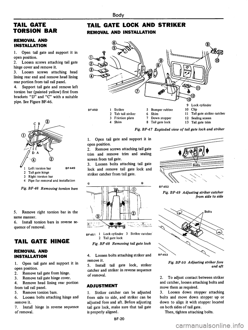 DATSUN 610 1976  Service Manual 