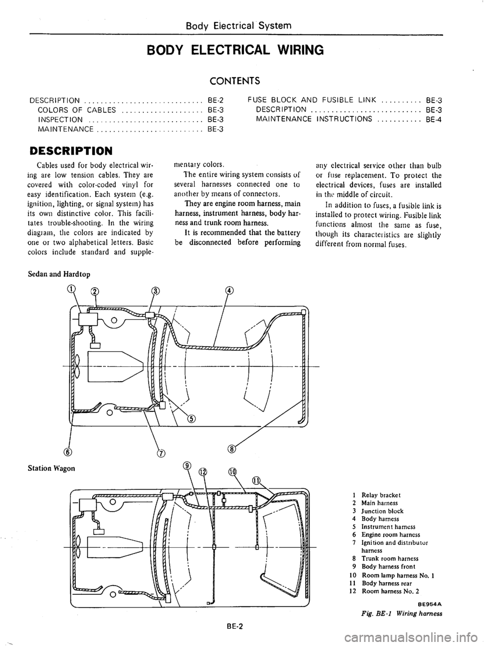 DATSUN 610 1976  Service Manual 
