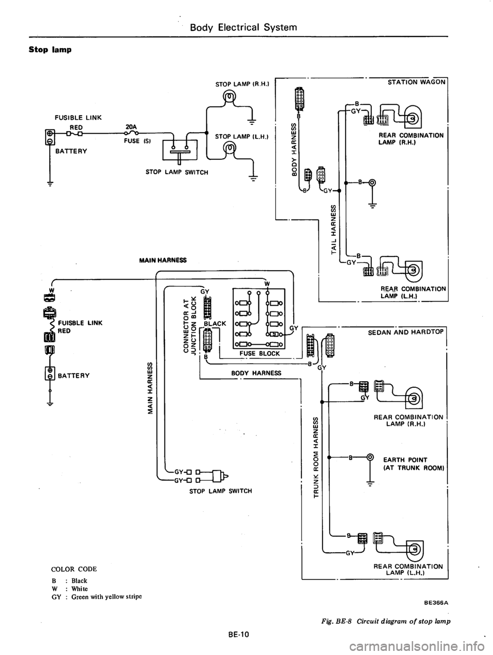 DATSUN 610 1976  Service Manual 
