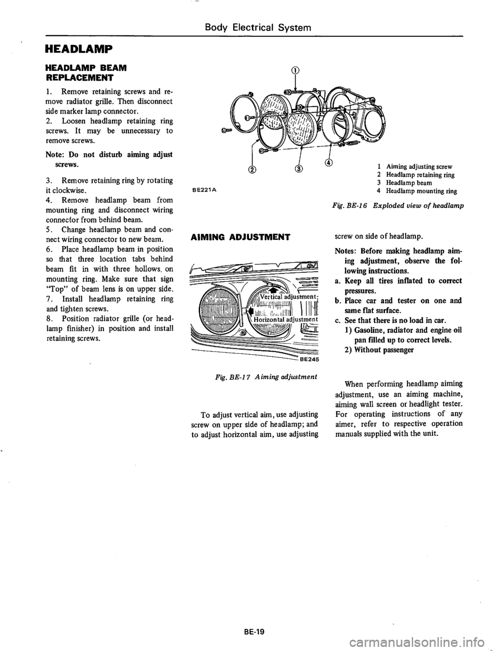 DATSUN 610 1976  Service Manual 