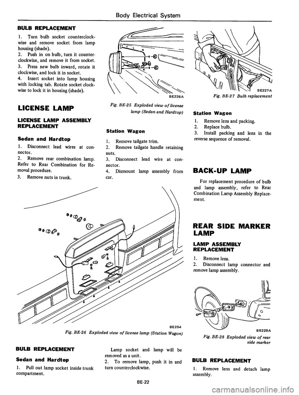 DATSUN 610 1976  Service Manual 