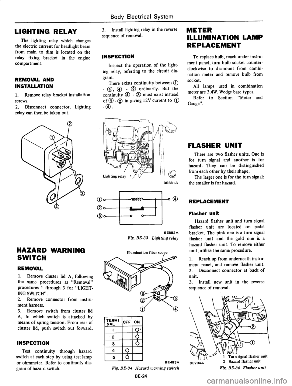 DATSUN 610 1976  Service Manual 