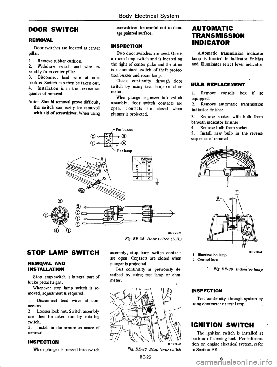 DATSUN 610 1976  Service Manual 