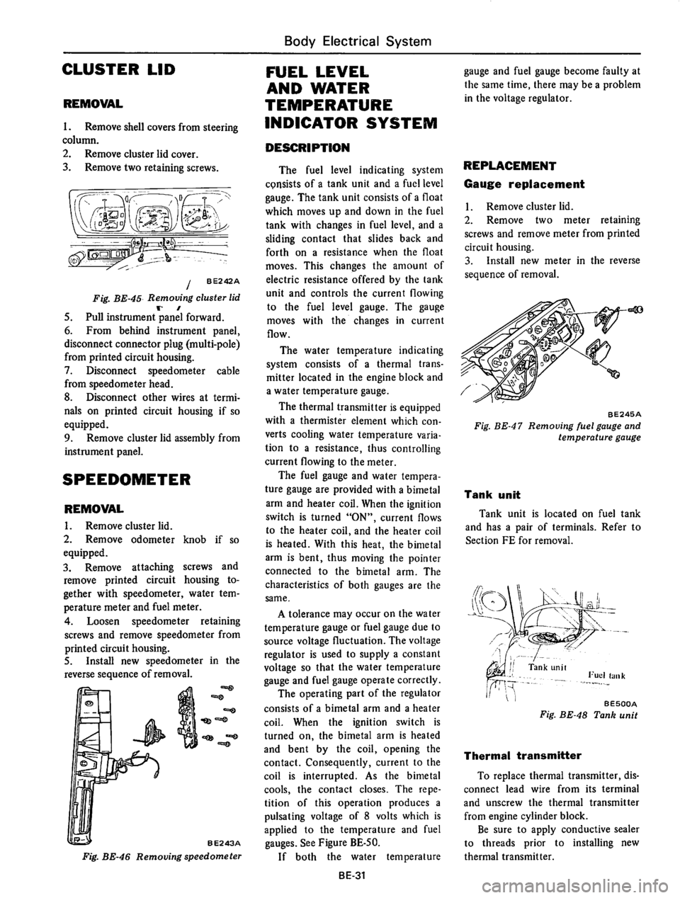 DATSUN 610 1976  Service Manual 