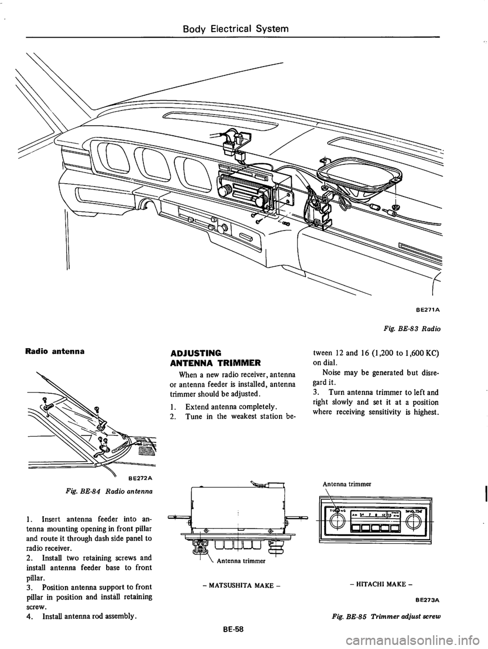 DATSUN 610 1976  Service Manual 