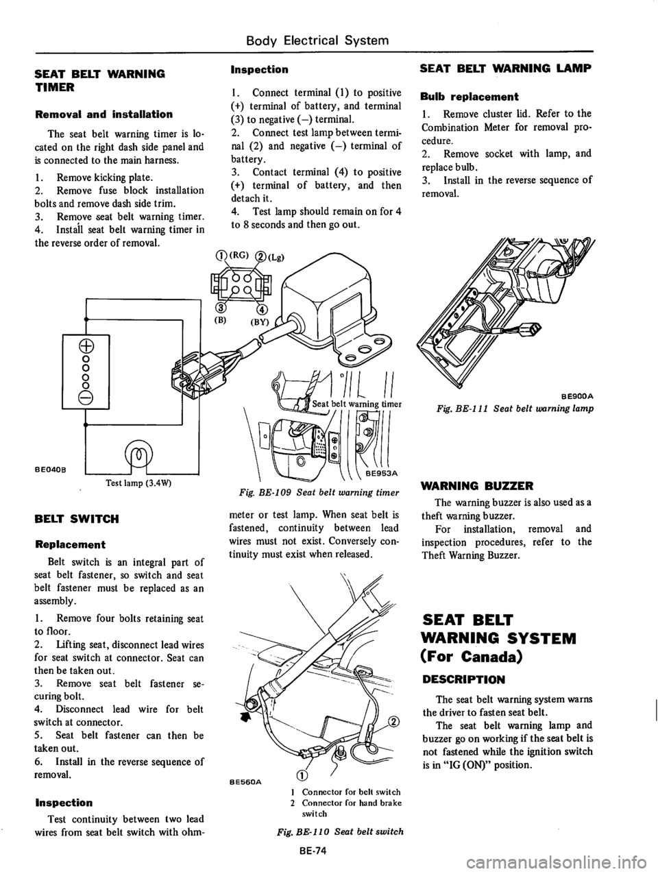 DATSUN 610 1976  Service Manual 