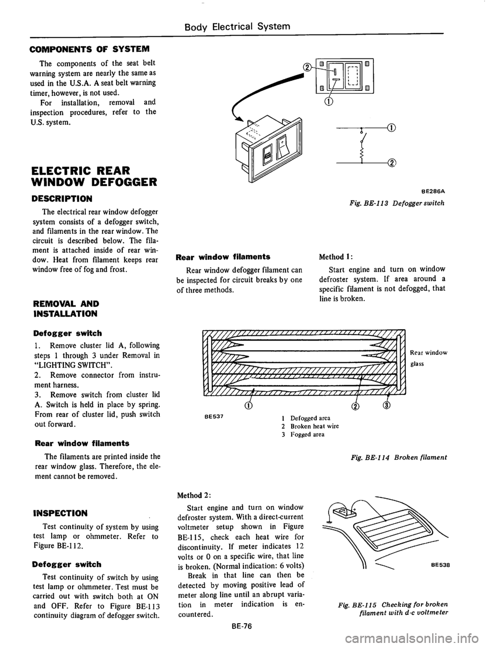 DATSUN 610 1976  Service Manual 
