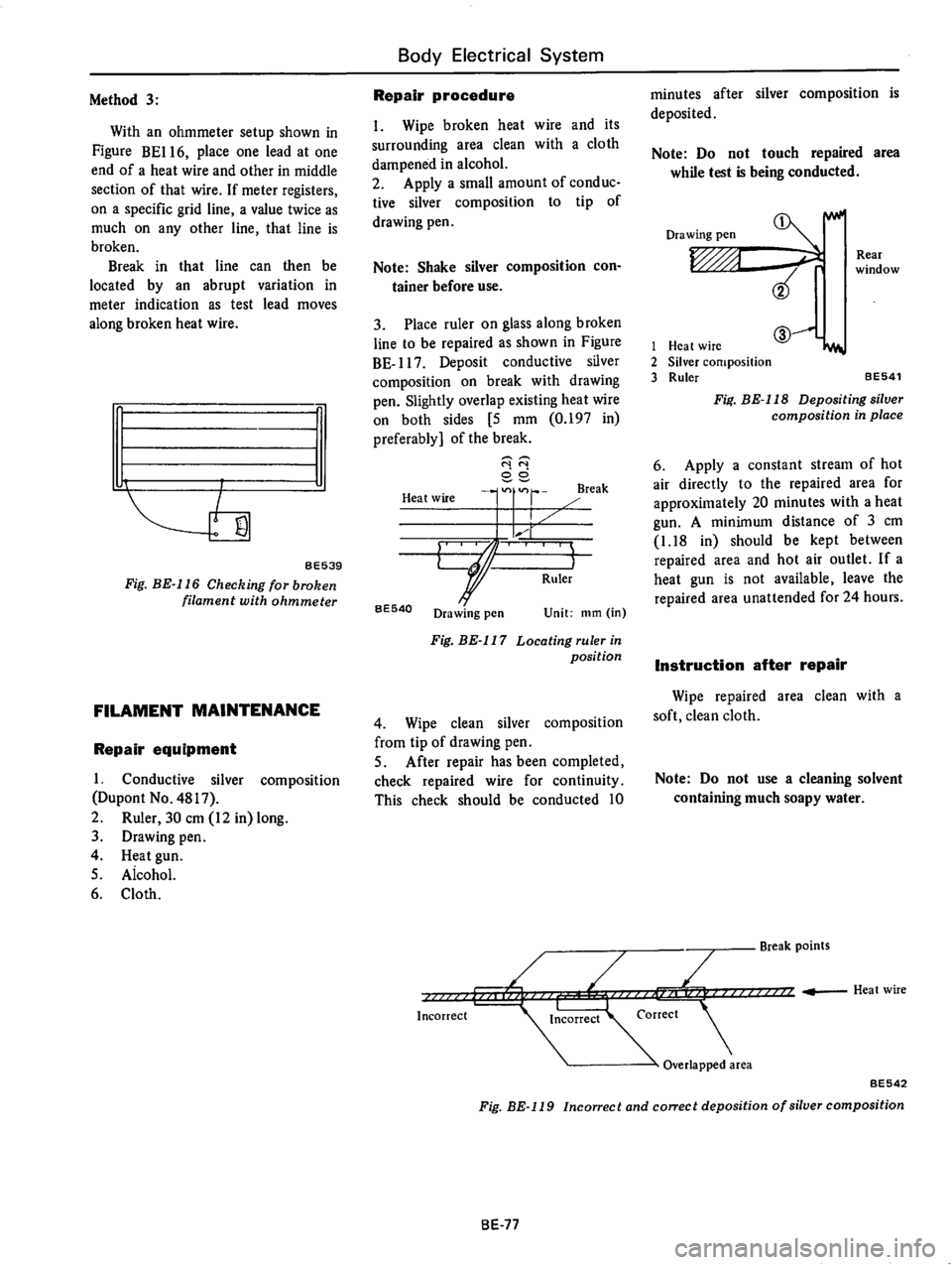 DATSUN 610 1976  Service Manual 