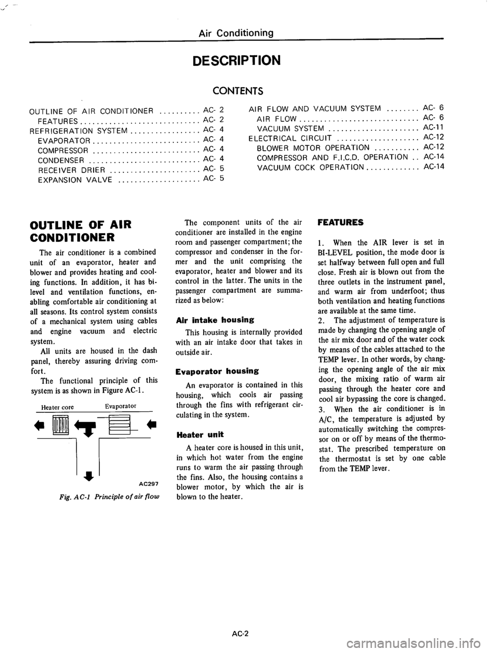 DATSUN 610 1976  Service Manual 