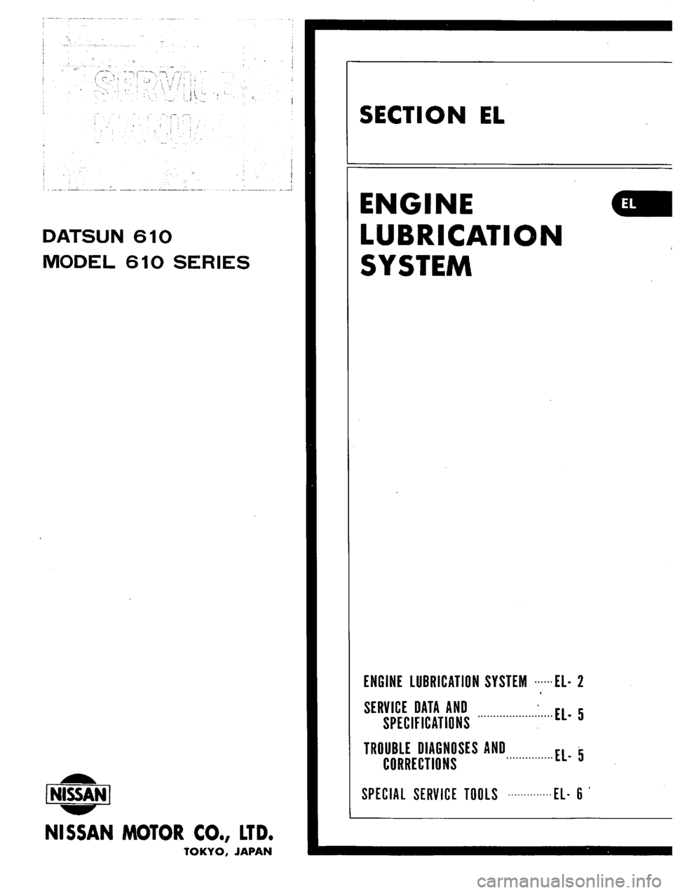 DATSUN 610 1976  Service Manual 