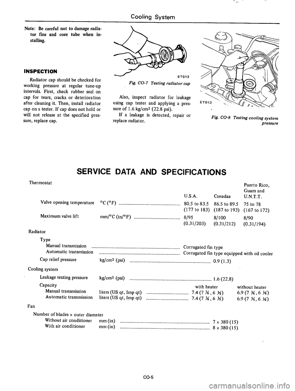 DATSUN 610 1976  Service Manual 