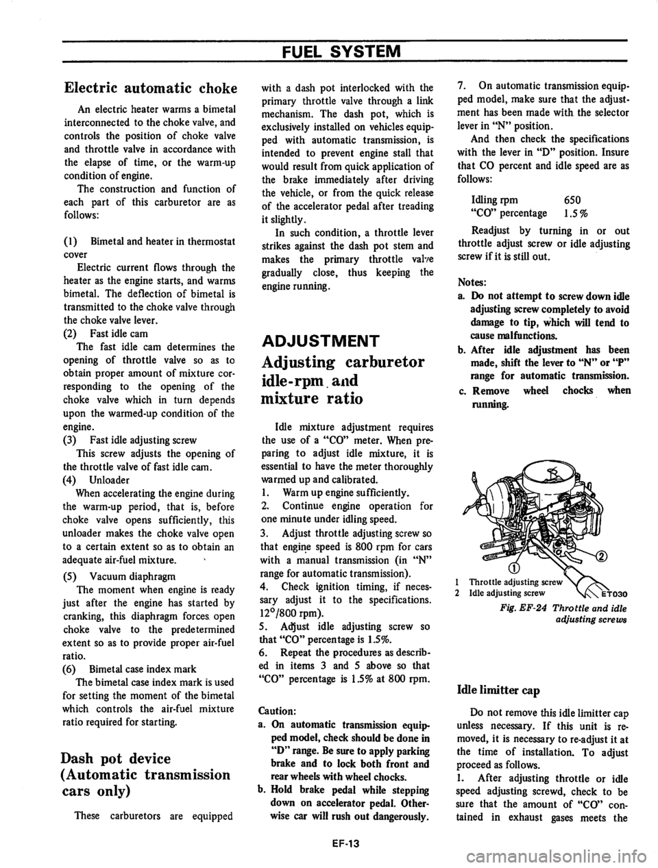DATSUN 710 1974  Service Manual 