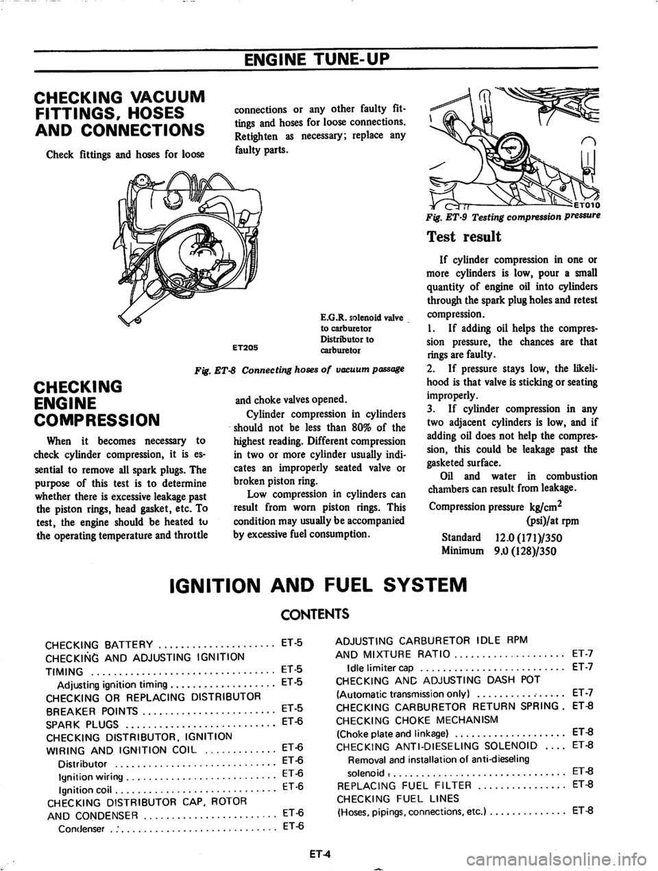 DATSUN 710 1974  Service Manual 