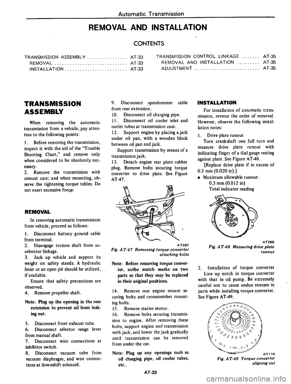 DATSUN 710 1974  Service Manual 