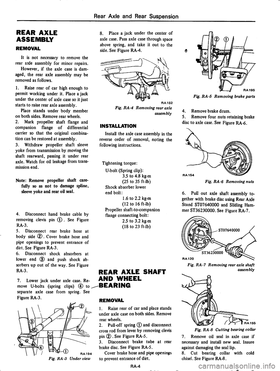 DATSUN 710 1974  Service Manual 
