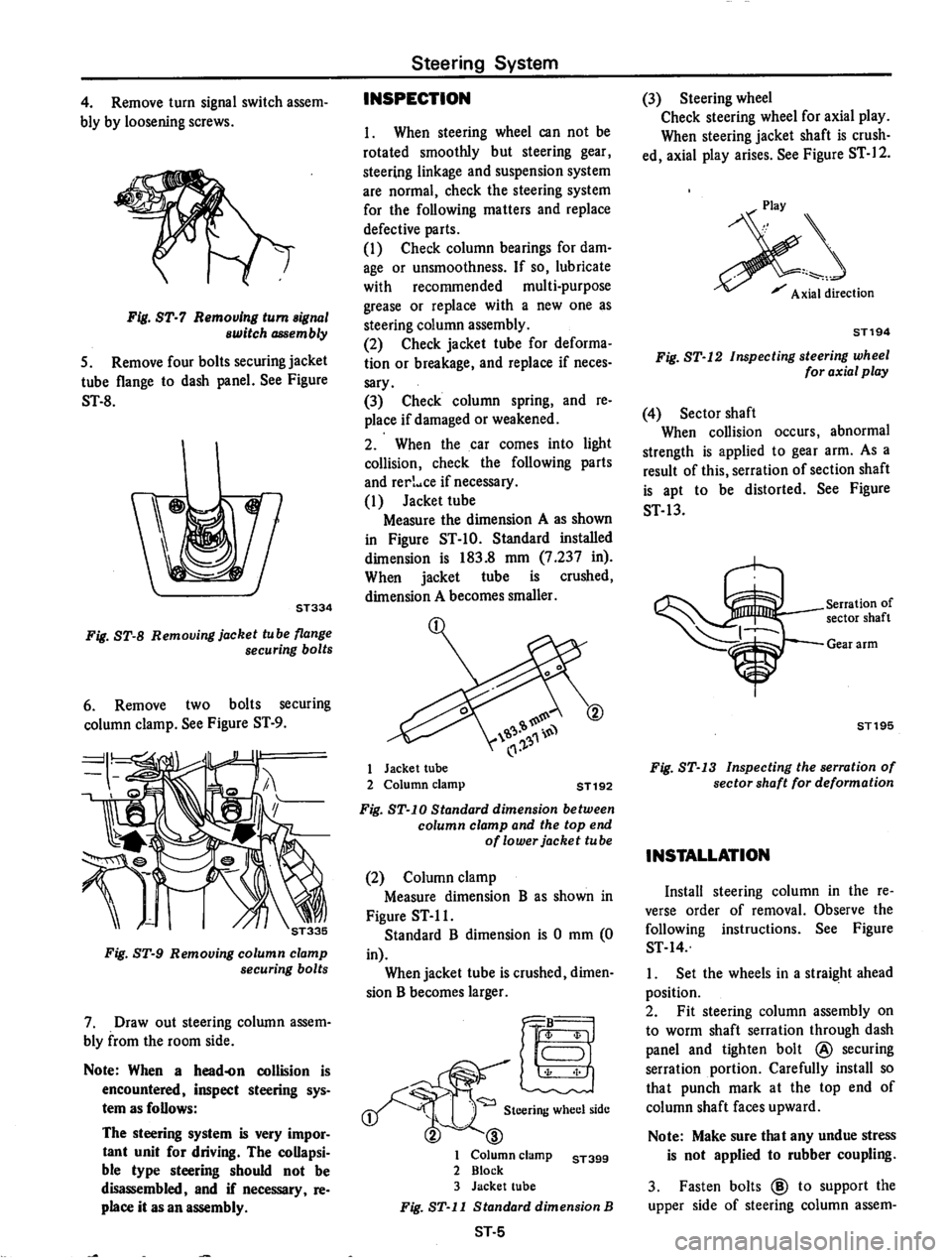 DATSUN 710 1974  Service Manual 