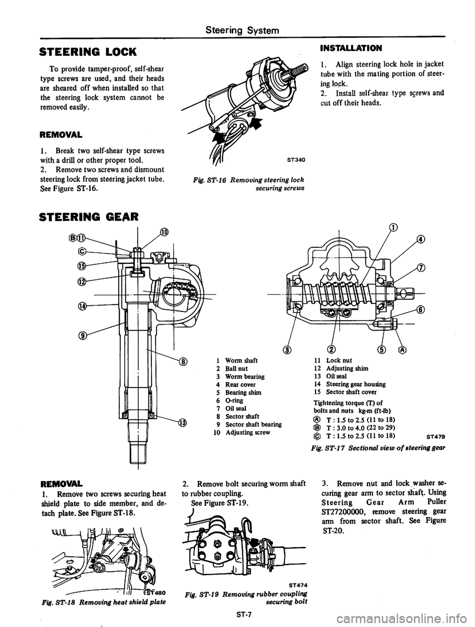 DATSUN 710 1974  Service Manual 