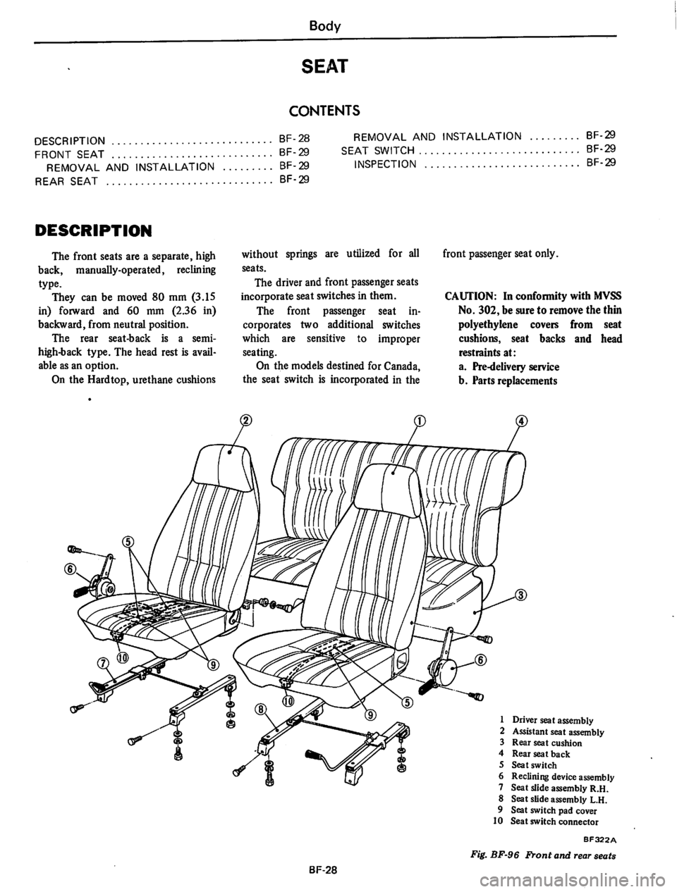 DATSUN 710 1974  Service Manual 