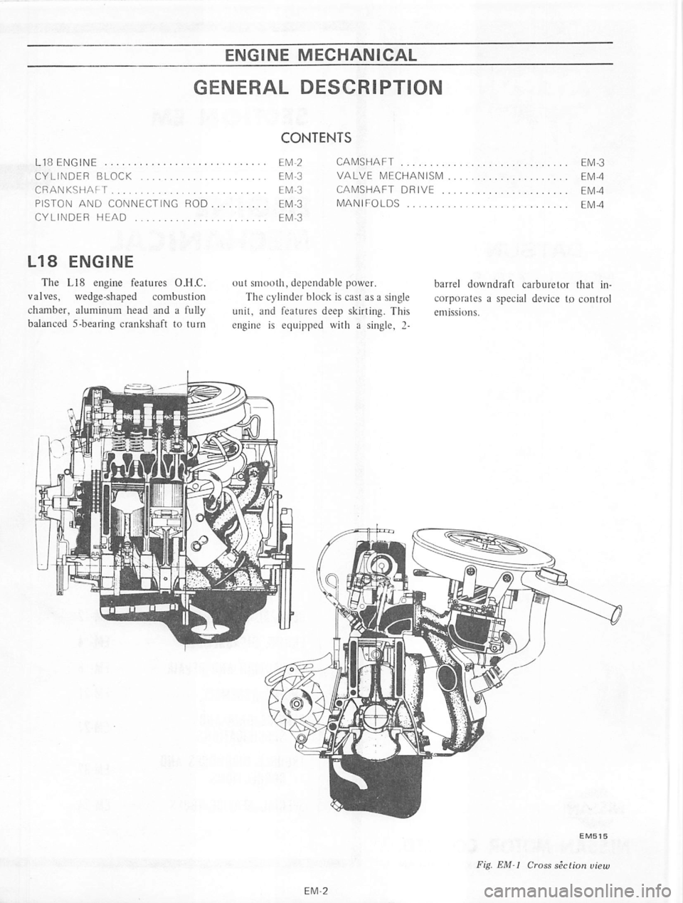DATSUN 710 1974  Service Manual 