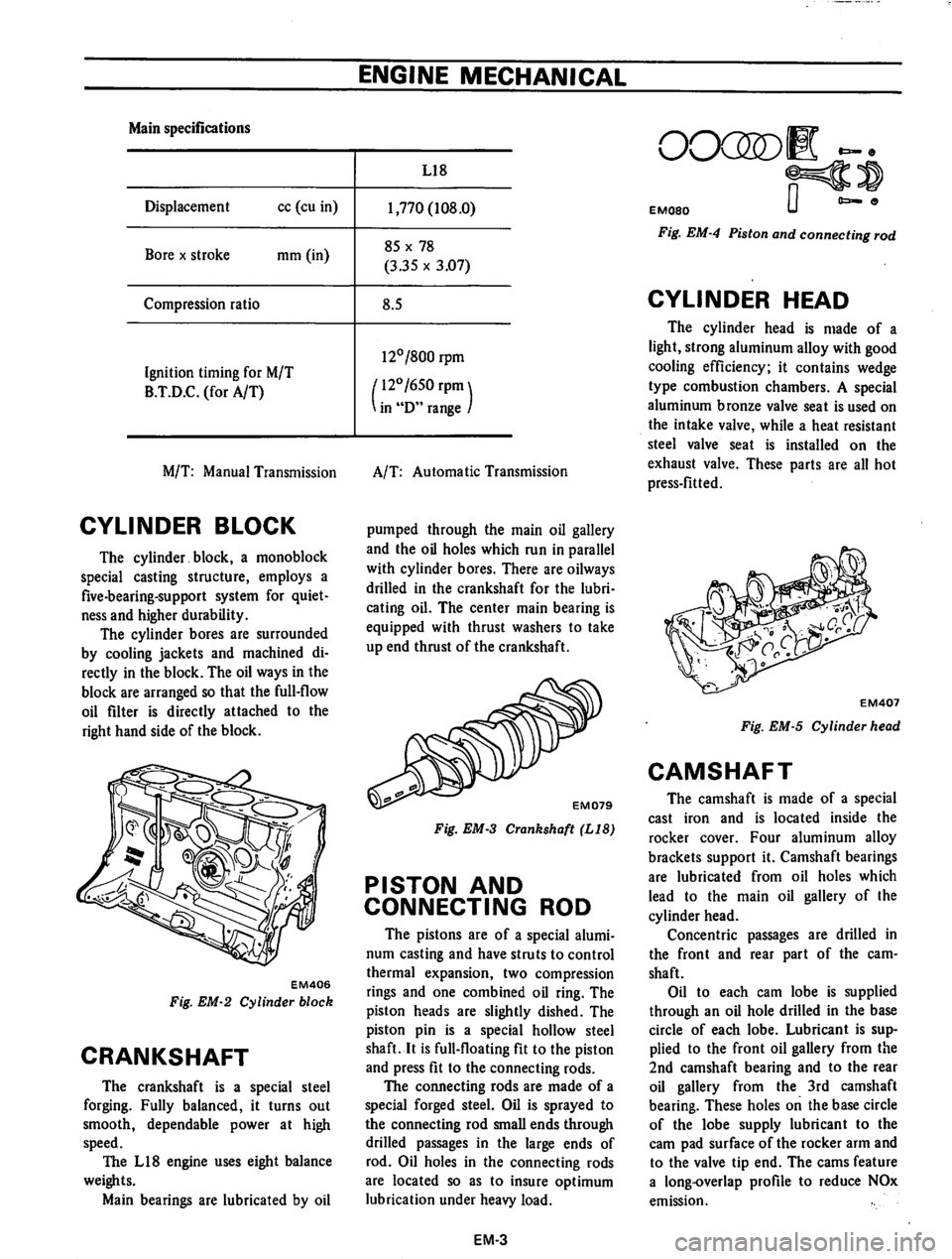 DATSUN 710 1974  Service Manual 