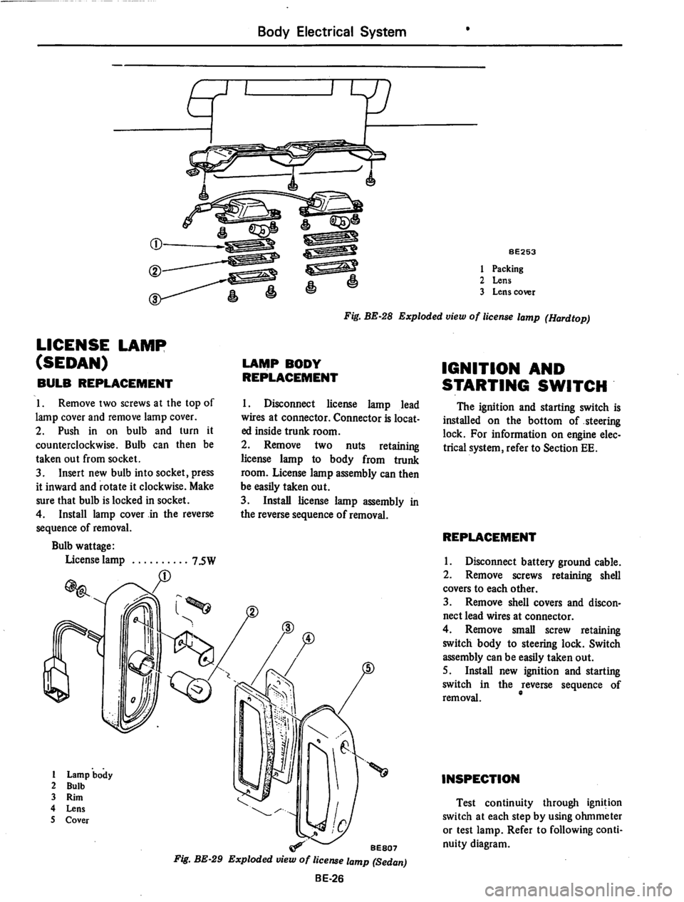 DATSUN 710 1974  Service Manual 