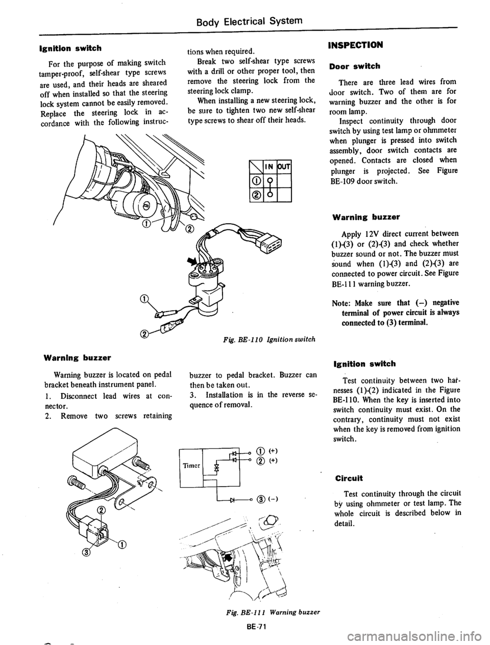 DATSUN 710 1974  Service Manual 