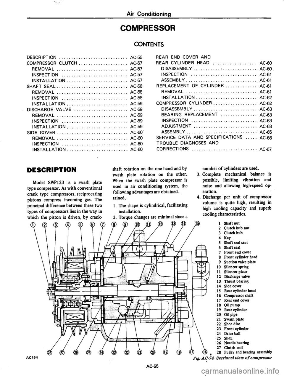 DATSUN 710 1974  Service Manual 